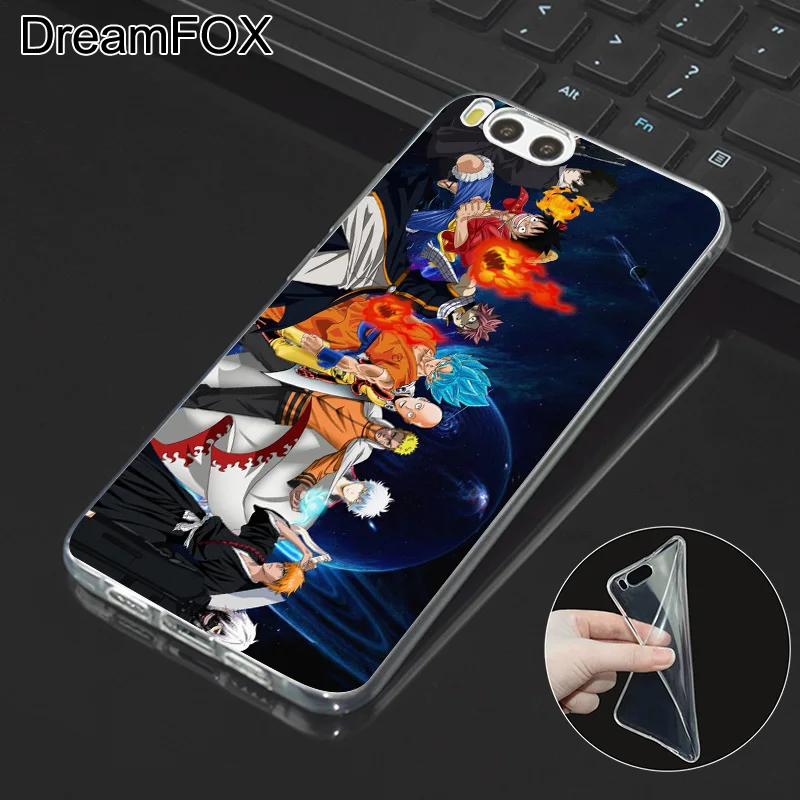 DREAMFOX L338 Dragon Ball Goku Soft TPU Silicone Case Cover For Xiaomi Mi Note 2 3 4 5 6 8 SE M5 4C 4S 5C 5S 5X 6X A1 Plus |