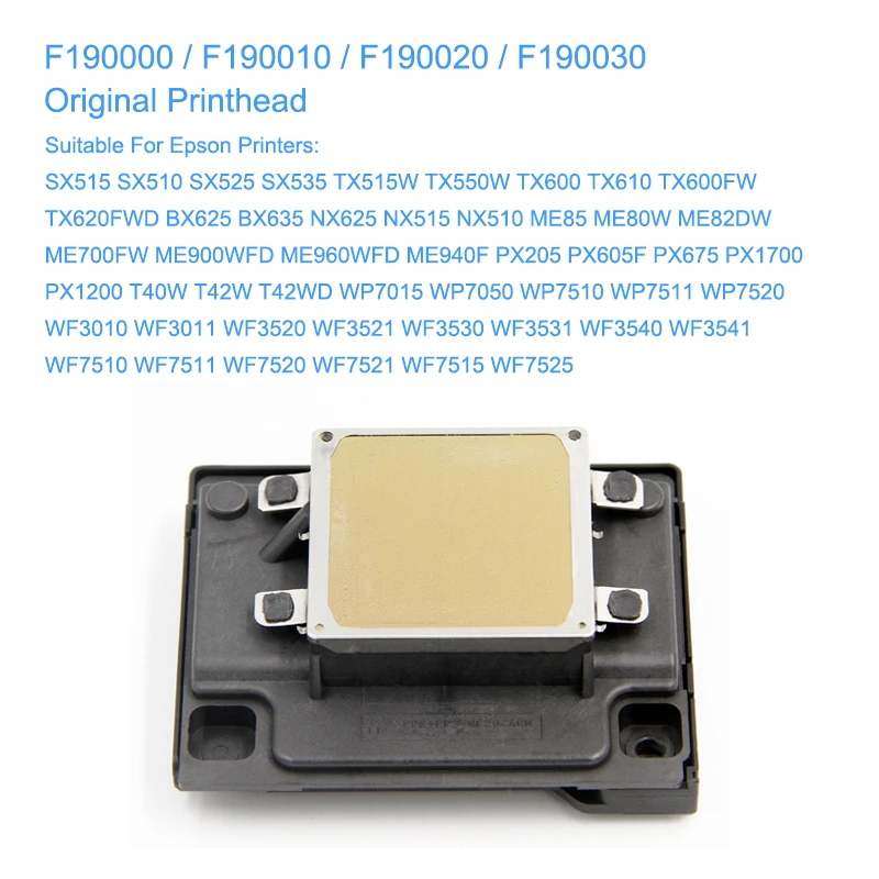 Печатающая головка F190000 F190010 F190020 для Epson BX600FW TX600FW печатающая принтеров принтерная