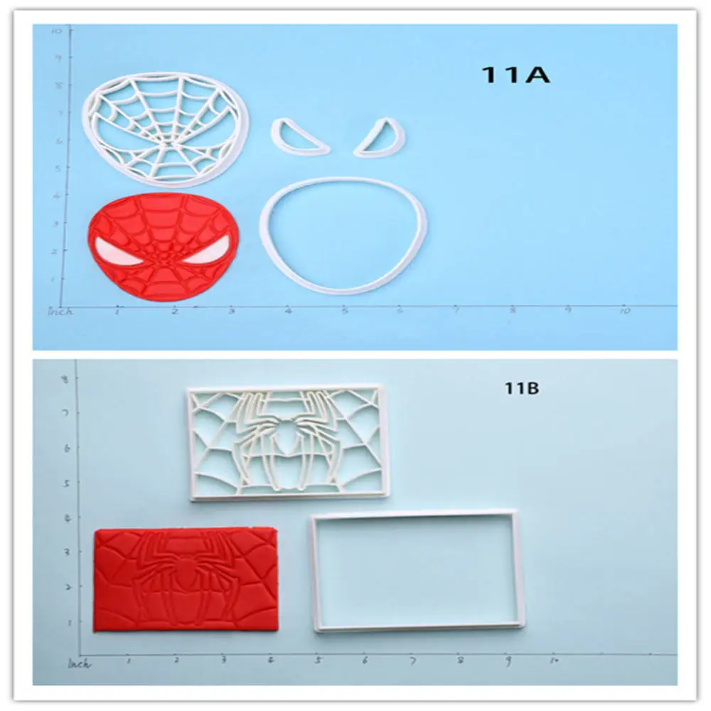 Супер герой паук формочки для тортов на заказ 3D печатные формочки для печенья набор формы для выпечки кекса