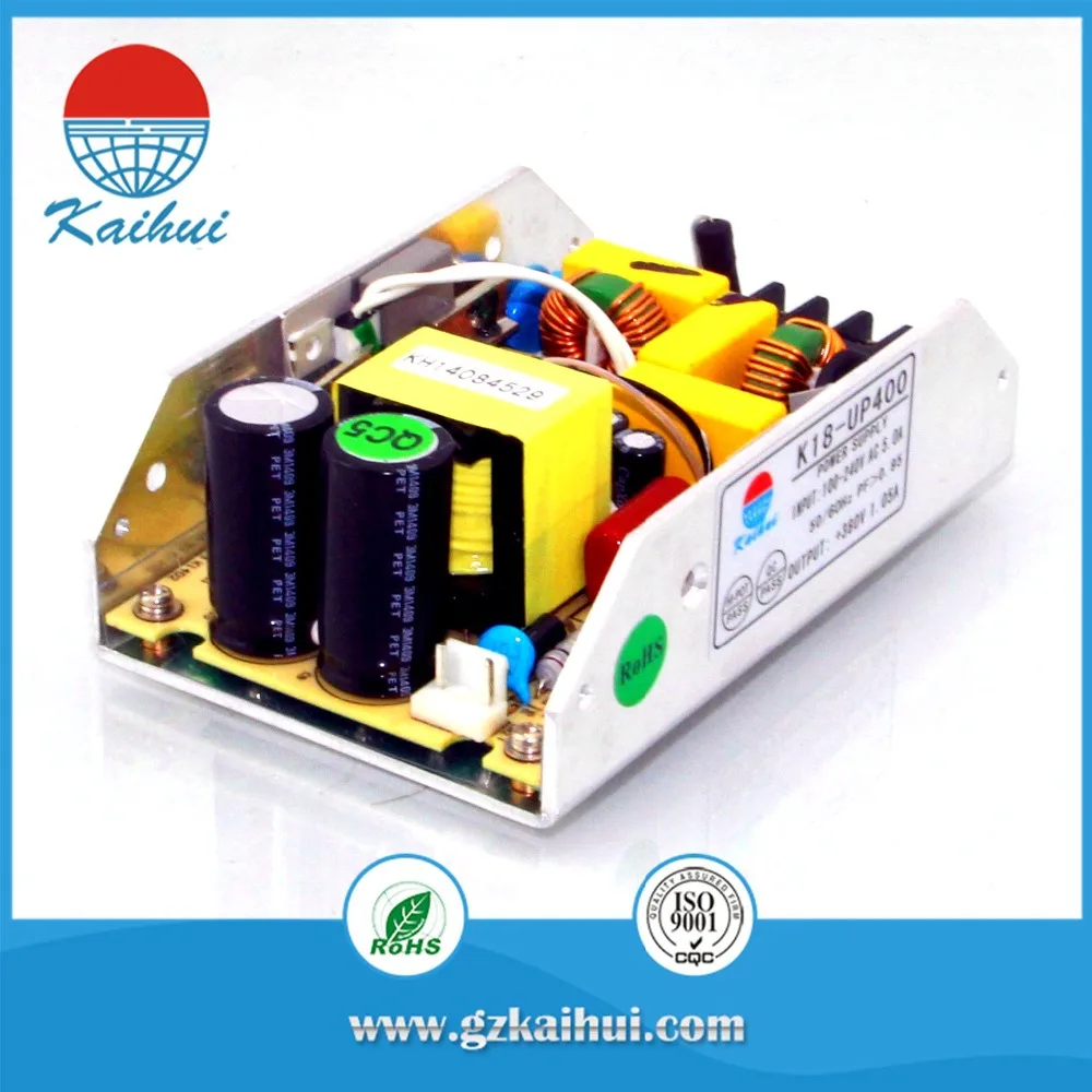 Высокий коэффициент мощности AC/DC 385V выход импульсный источник питания 400W для