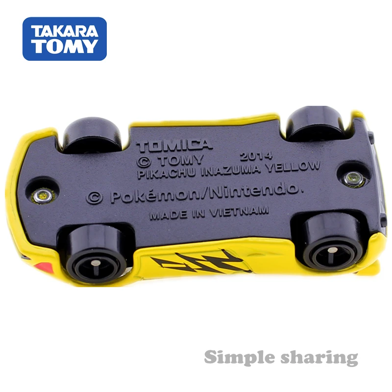 Takara Tomy Dream Tomica Покемон фигурки Пикачу автомобиль игрушка Литье под давлением Миниатюрная модель комплект коллекционные игрушки смешные игрушки для детей волшебные куклы