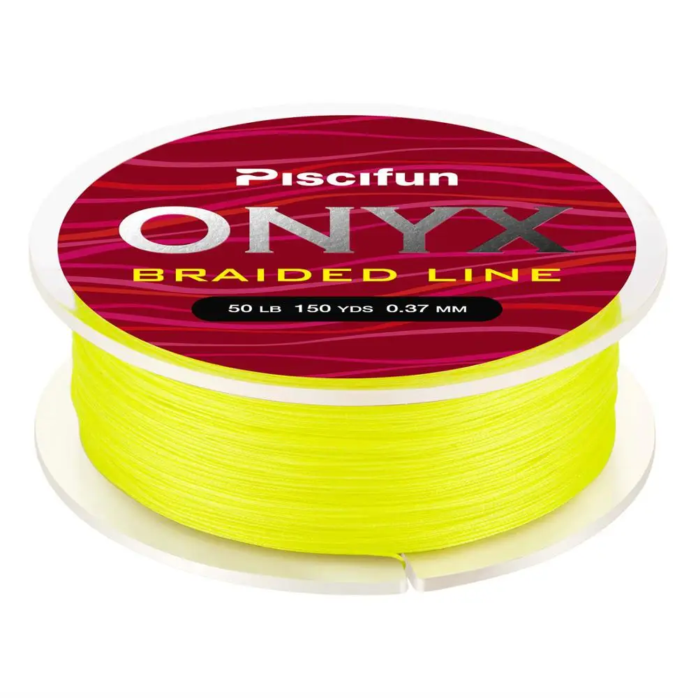 Yellow Piscifun Onyx 137 м плетеная леска 6-50LB 4 нити 65-150LB 8 нитей супер сильная износостойкая Multifilament PE Line - Цвет: Yellow