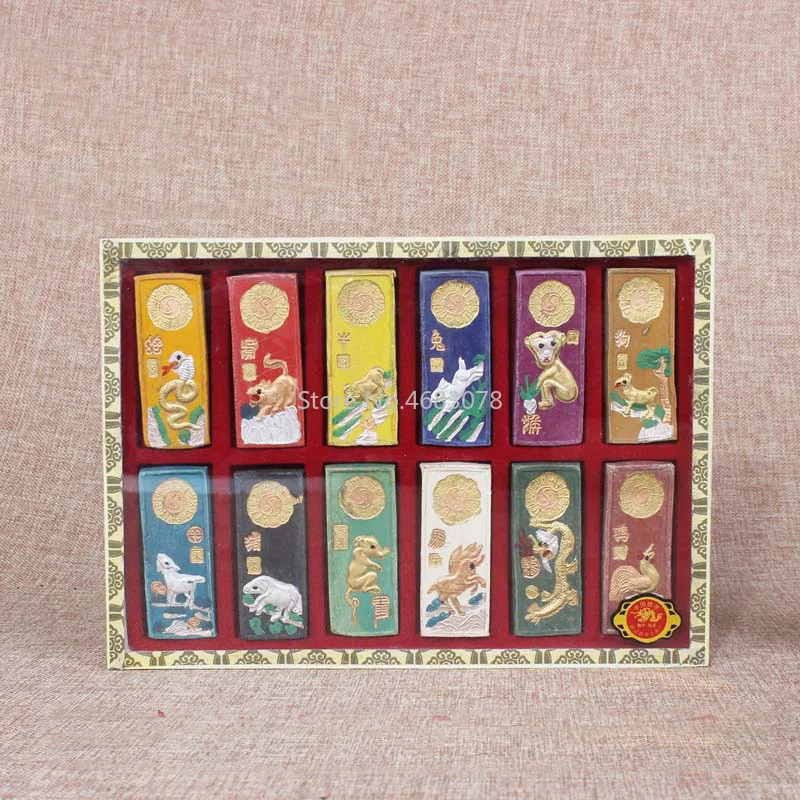 Цветная Китайская каллиграфия 12 шт./компл.|Рисовальные наборы| |