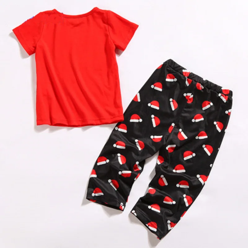 Семейные одинаковые рождественские пижамы для мамы и папы комплекты в клетку