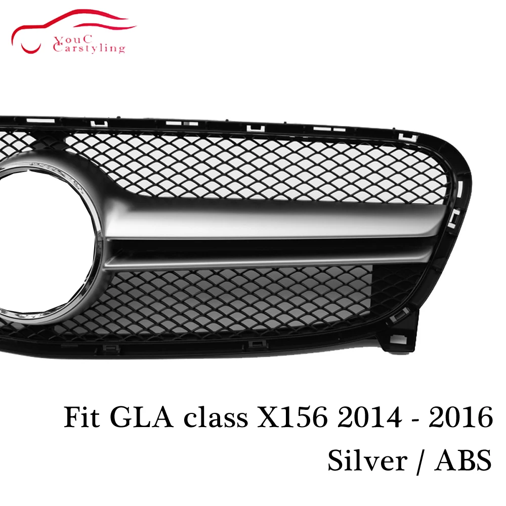 Решетка для переднего бампера X156 AMG решетка Mercedes GLA class pre facelift 2014 2015 2016 GLA200 GLA250 GLA45