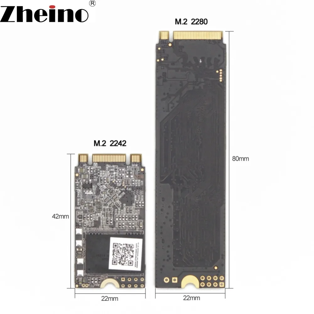 Zheino M.2 2242 SSD 256GB SATA3 SSD 22*42 мм Внутренний твердотельный жесткий диск для настольного ноутбука