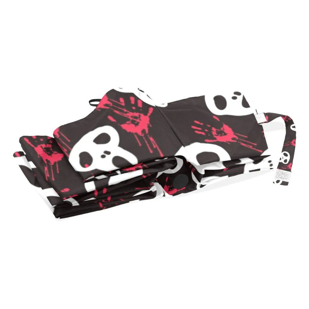 Зонт с принтом Призрака и черепа складной автоматический переносной двойного