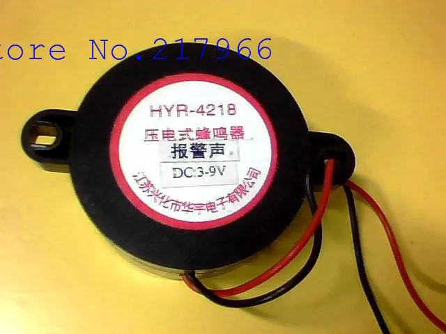 Активный пьезоэлектрический зуммер STD 4218 звуковой сигнал тревоги 3 9V|buzzer