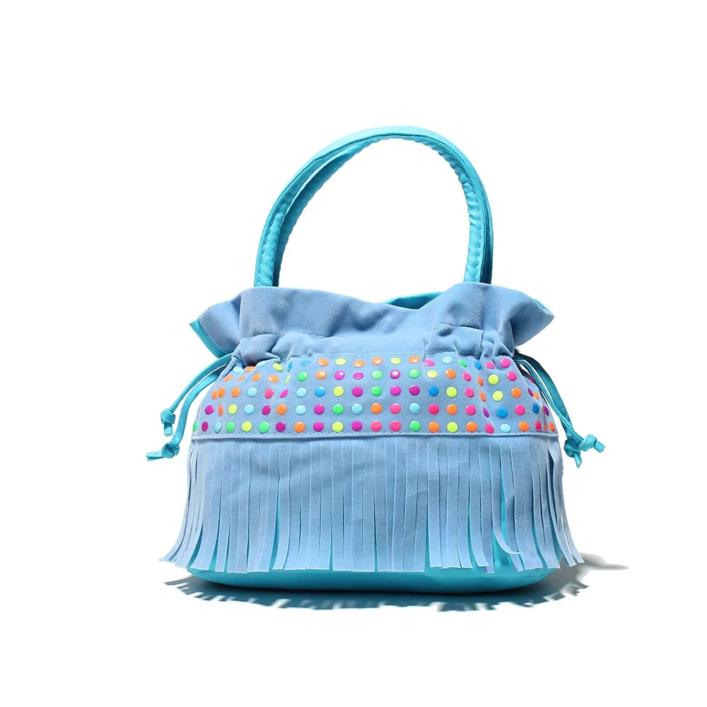 Детские сумки с кисточками маленькая сумка на плечо для девочек детские
