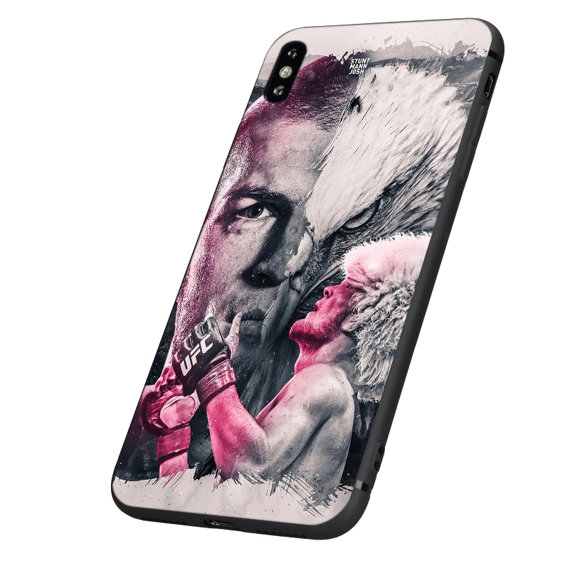 Черный чехол из ТПУ для iphone 5 5s se 6 6s 7 8 plus x 10 силиконовый XR XS 11 pro MAX khabib