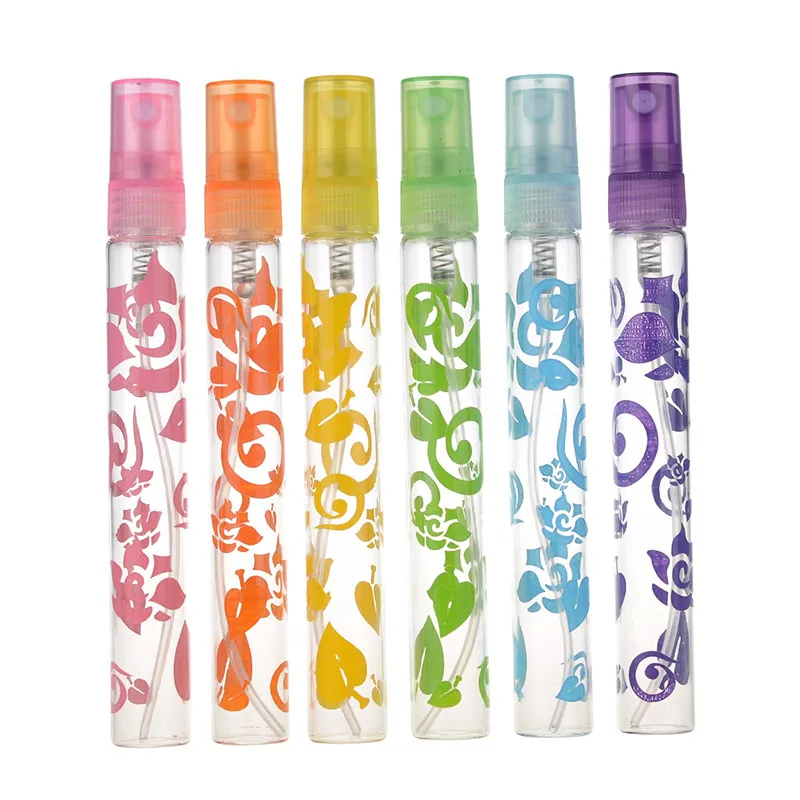 H &amp D 10 мл розовый хрустальный порезной стеклянный распылитель для духов бутылок