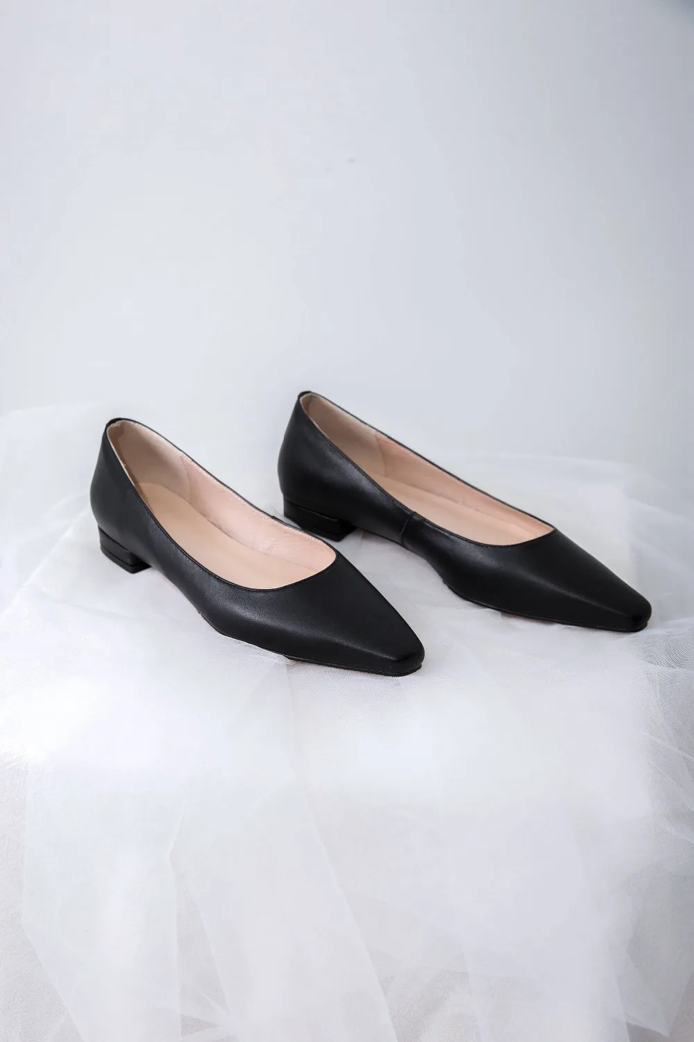New hand-sewn leather full grain leather vintage pregnant woman loafers slip on suqare toe driving comfortable grandma shoes L05