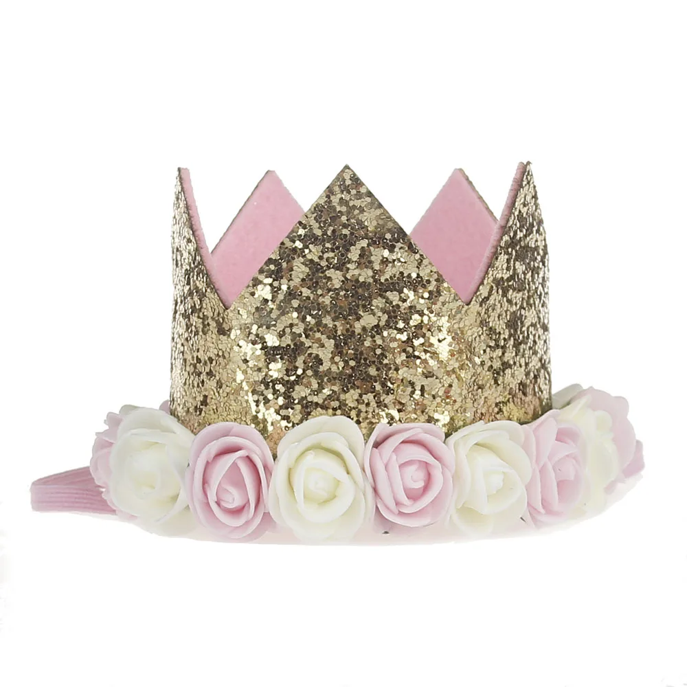 Принцесса Блеск День рождения корону Корона оголовье подарок партии торт Smash