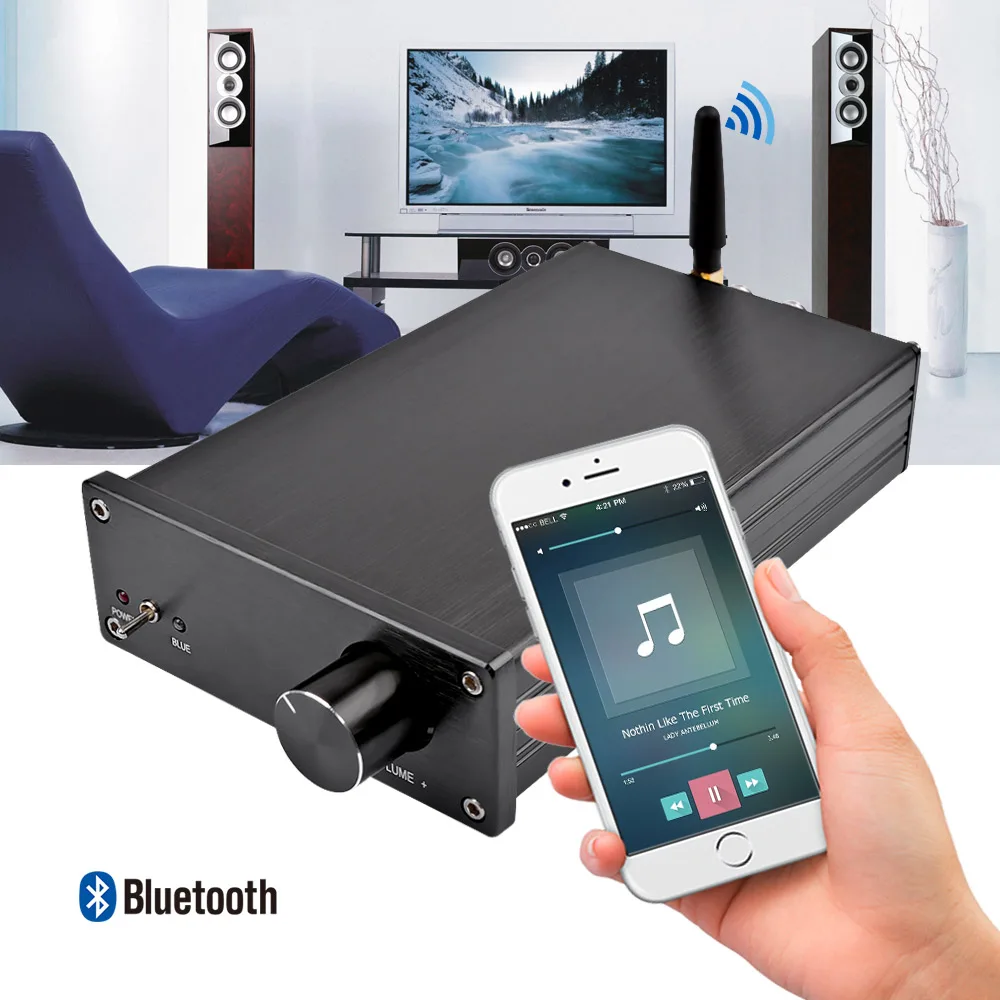 AIYIMA Bluetooth 4 2 аудио домашний усилитель TPA3255 300Wx2 HIFI Fever Class D 0 канальный цифровой