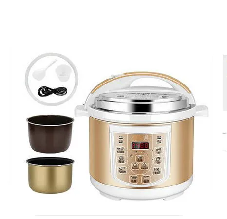 Электрические скороварки двойная желчь и 4/л умная Бытовая плита рисоварка |