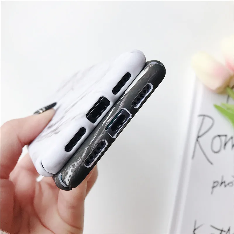 Чехол для телефона LANCHE Marble Матовый Жесткий чехол из поликарбоната Huawei P20 Lite P30 Pro
