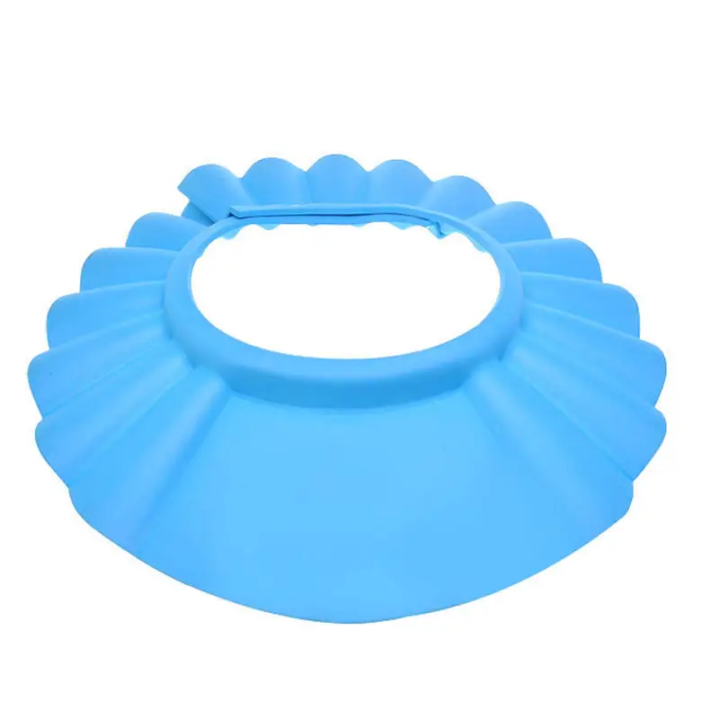 Blue shampoo hat 1 шт., Мультяшные Детские шампуни для мытья ванны с животными, колпачки для душа для новорожденных детей, детские ложки для душа, детский инструмент для ванны,# YC - Цвет: Blue shampoo hat