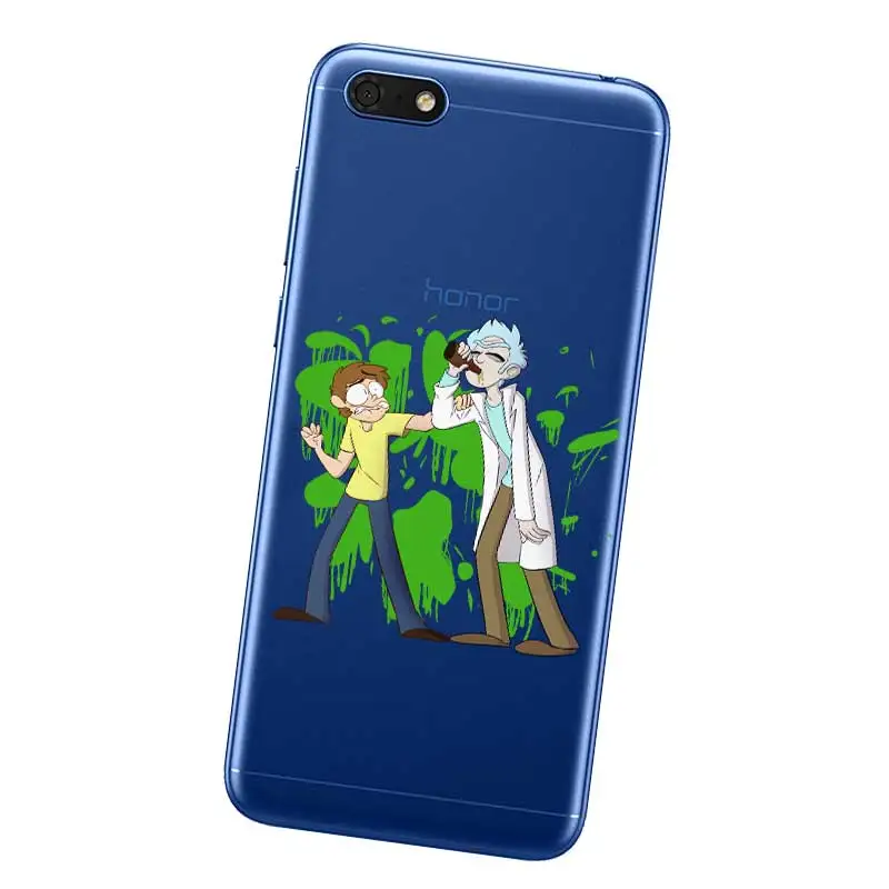 N368 Rick Morty Cute Soft TPU Silicone Case Cover For Huawei Honor 8C 8X 9 10 20i V10 V20 Note10 Max Lite Magic2 |