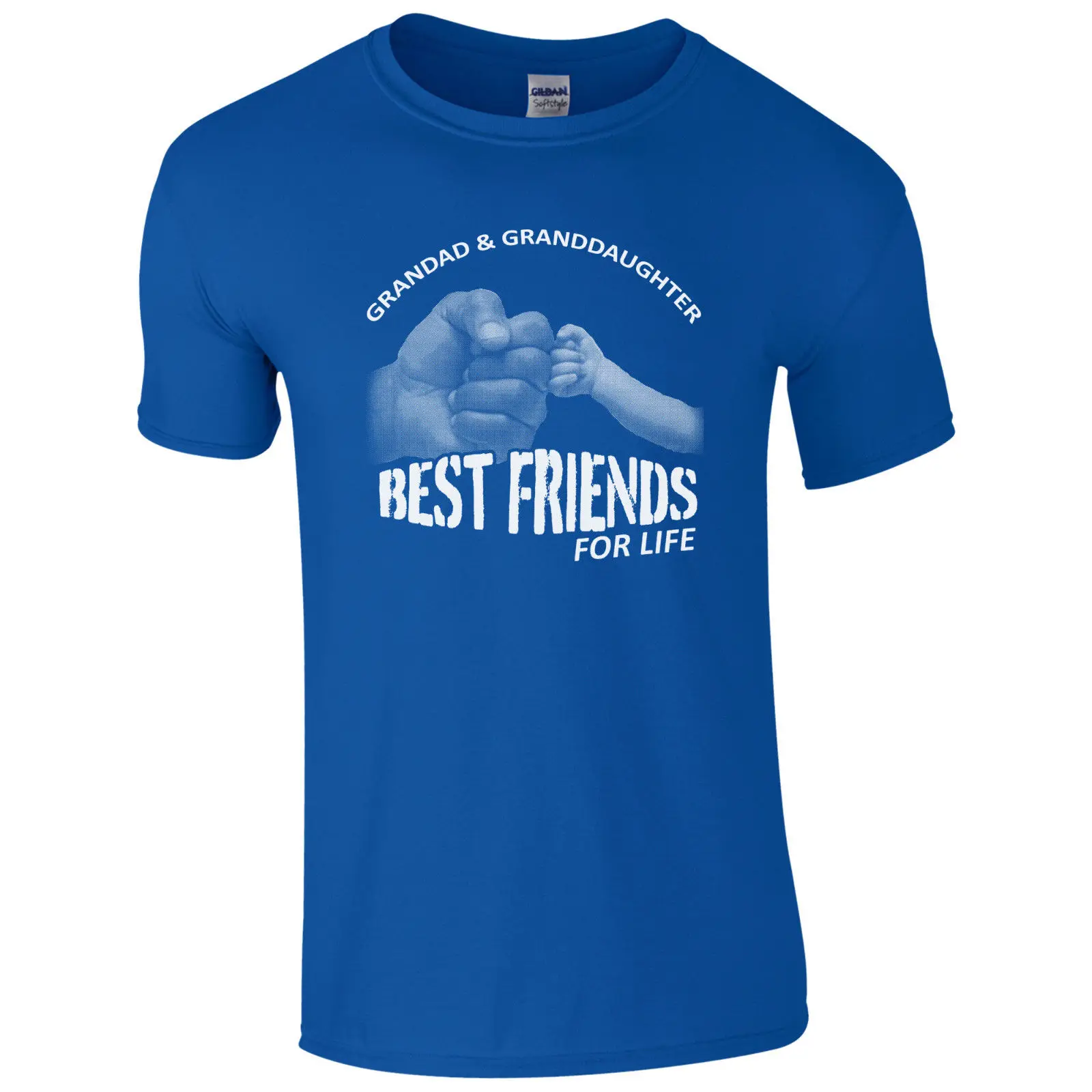 Grandad & granddach/футболка с надписью Best Friends For Life крутая Повседневная футболка унисекс