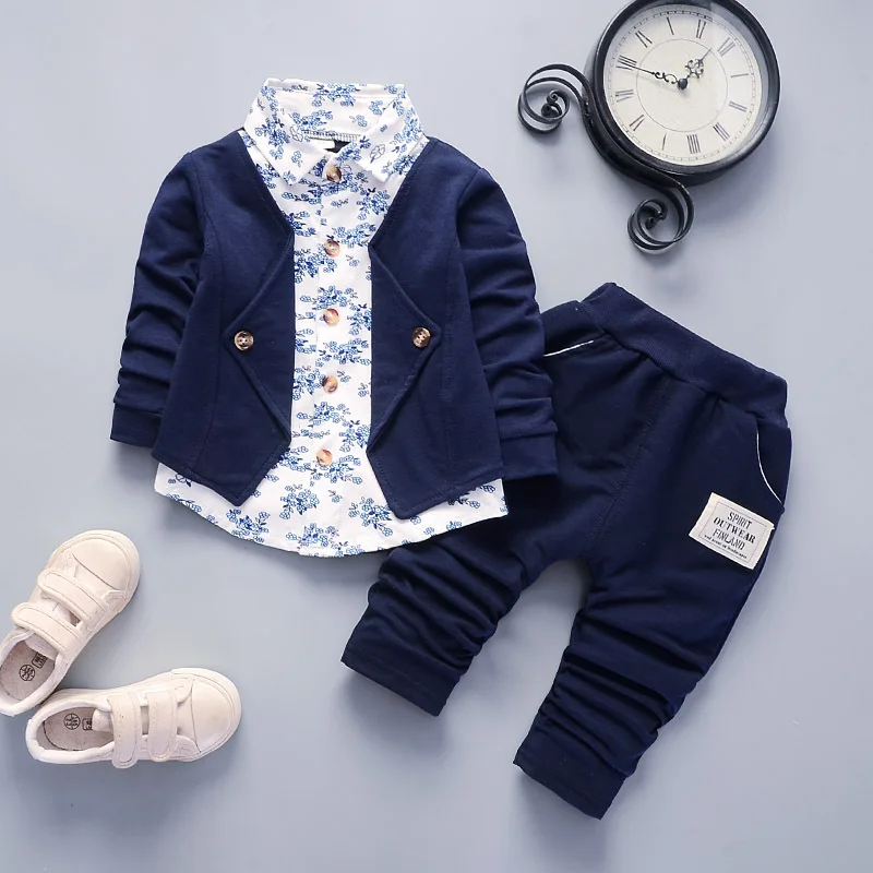 Baby boy clothes suit girl fashion clothing children's toddler children print printed long sleeve striped | Детская одежда и