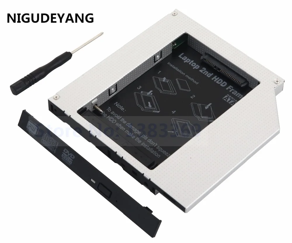 NIGUDEYANG 2 й SATA IDE HDD SSD адаптер для жесткого диска Caddy Asus A6000 A6K A6VM заменяемый привод DVD