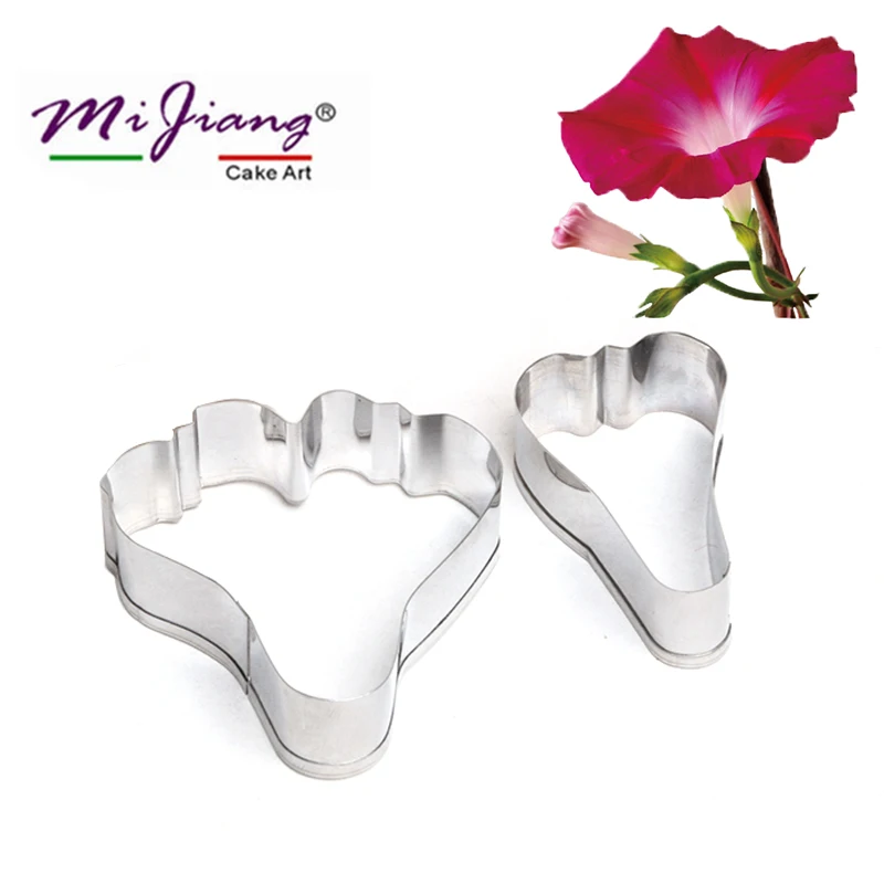 Mijiang Morning Glory лепестки торта Форма из нержавеющей стали помадка печенье ножи для