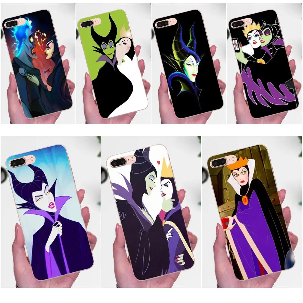 Мягкий ТПУ популярный хит Grimhilde & Maleficent селфи для Xiaomi Note 3 4 Mi3 Mi4 Mi4C Mi4i Mi5 Mi 5S 5X 6 6X 8 SE A1