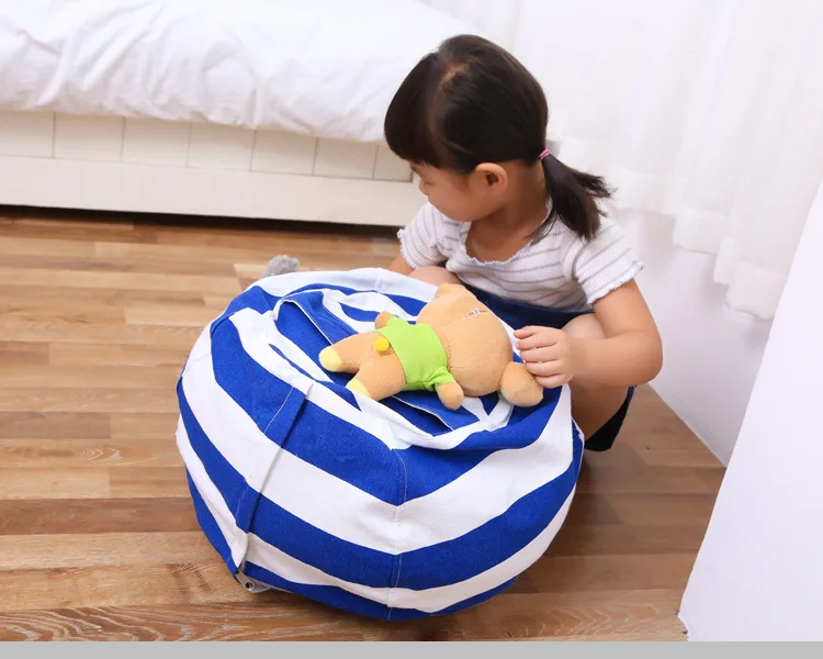 Холщовые мешки для хранения игрушек, коробка животные, сумка, стул, портативное хранение детских игрушек, игровой ковр