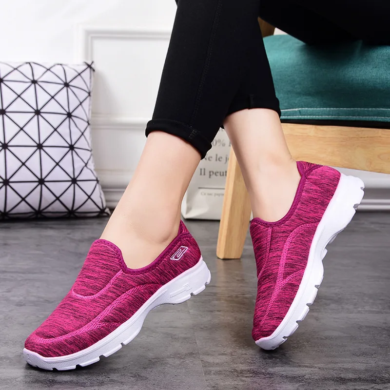 

Fashion Hot Sale Women's Sneakers Slip-proof Comfortable Mother's Shoes Women's shoes women walking shoes Slip-On big size G4-76