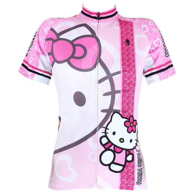 Новинка Джерси для велоспорта Hello Kitty лучший MTB дорожный велосипед весна лето