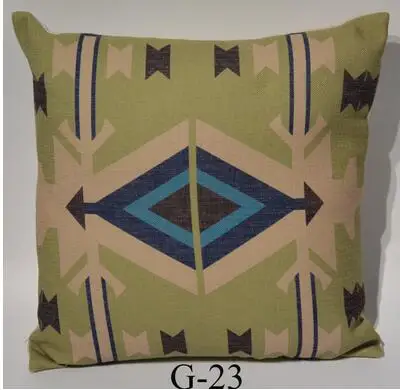 Хлопковая льняная наволочка с рисунком kilim для подушки ретро-чехол