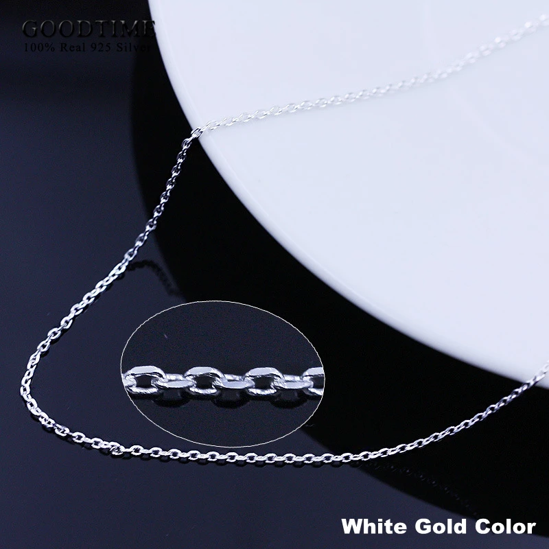 100% Стерлинговое Серебро 925 пробы ожерелья цепочки оптовая продажа ювелирные