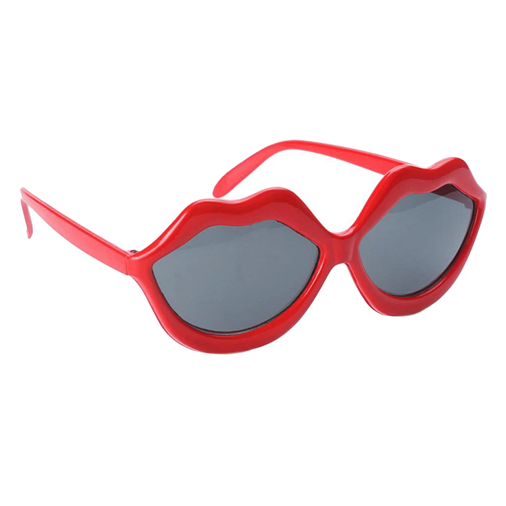 Модные красные очки в форме губ свадебный бар для выступлений косплей курица