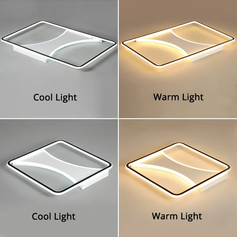 Modern LED ceiling Lights for Living Room Bedroom Kitchen Ceiling Lamp Dimmable with Remote Light Fixtures luminaria de teto | Освещение