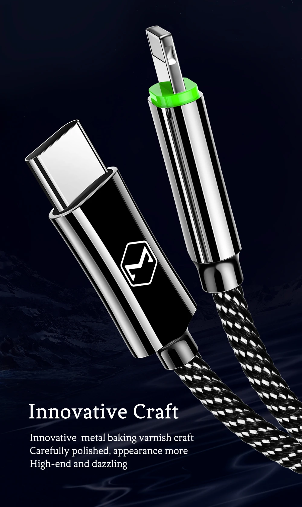 Mcdodo USB C PD 18 Вт Кабель для быстрой зарядки type C для Lightning 2A зарядное устройство для передачи данных USB-C для iPhone XR XS Max X PD ISO 12 кабель