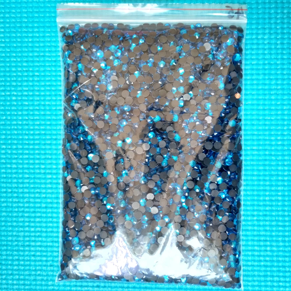 DMC Камни Блестящий Супер светло-голубой исправление стразы для свадебного платья