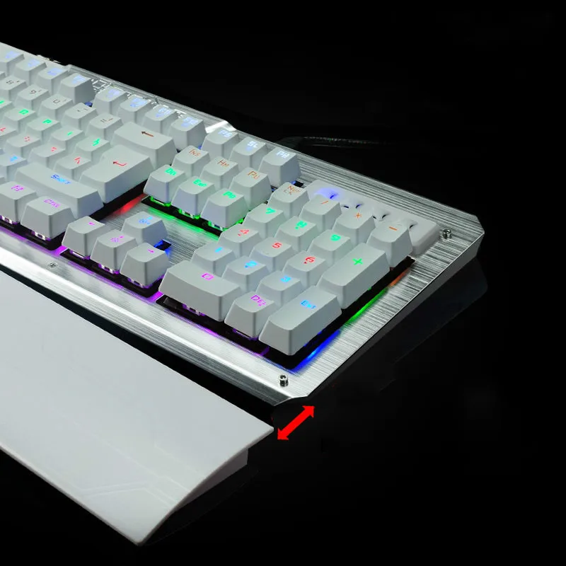 Ruyi Bird K-26, восемь моделей подсветки, Механическая игровая клавиатура, синие/черные переключатели, 104 клавиши, проводная usb-клавиатура для электронных видов спорта