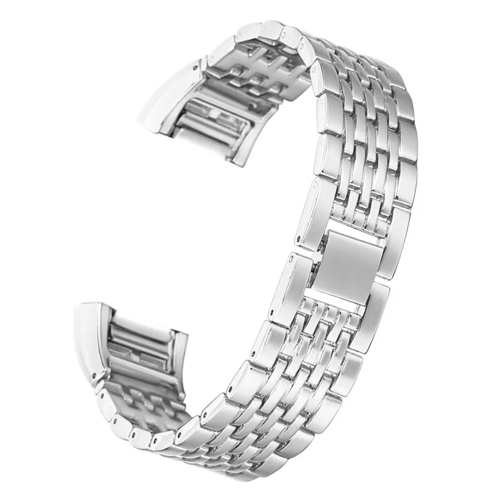 Stainless Steel Metal Stylish Smart Watch Band Replacement Wrist Strap Loop Bangle For Fitbit Charge 2 Bracelet With Tools | Электроника