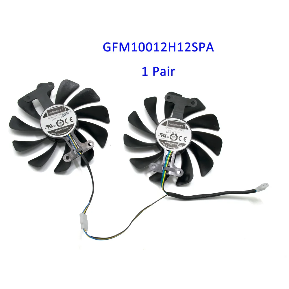 Охлаждающий вентилятор для видеокарт ZOTAC GeForce GTX 1070 1080 GTX1070 GTX1080 AMP Edition 95 мм |