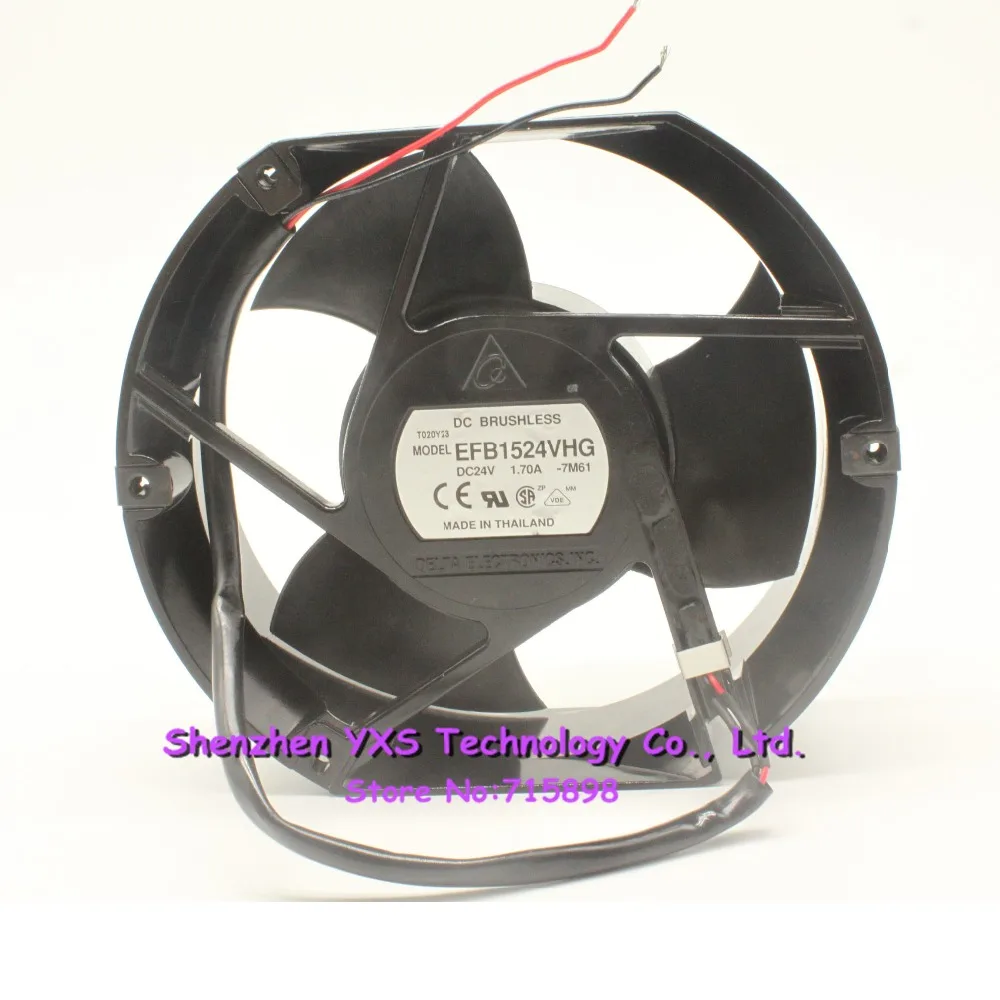 EFB1524VHG 17251 172*150*51MM 17cm DC24 24.48W 4000RPM Cooling Fan 1.70A 4 Wire Blower | Электроника