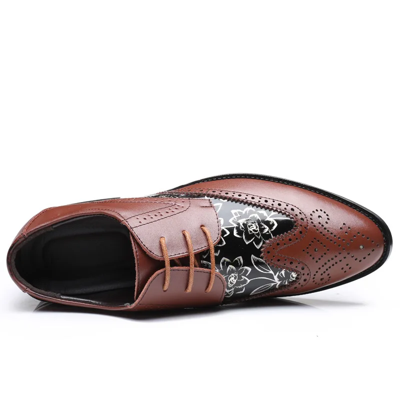 Кроссовки мужские кожаные плоская подошва подходит для встреч и | Спорт