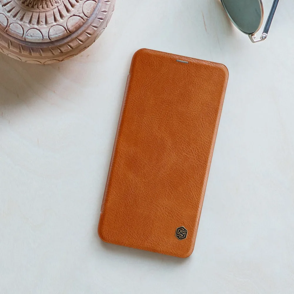 Кожаный флип-чехол Nillkin для Xiaomi Redmi Note 7 6 Pro Qin Роскошный чехол телефона с
