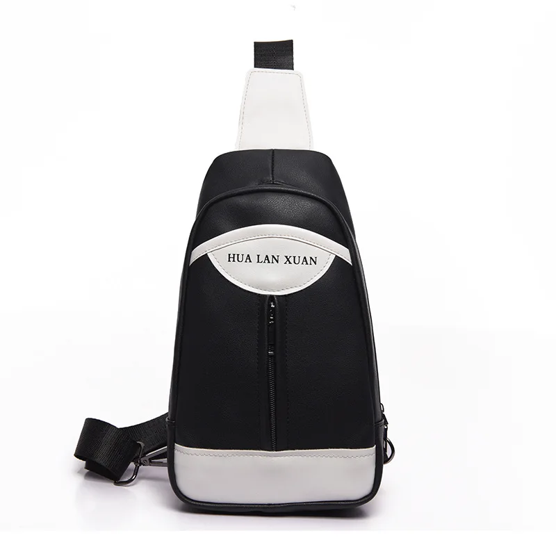 Модная мужская сумка для путешествий и отдыха нагрудная из искусственной кожи