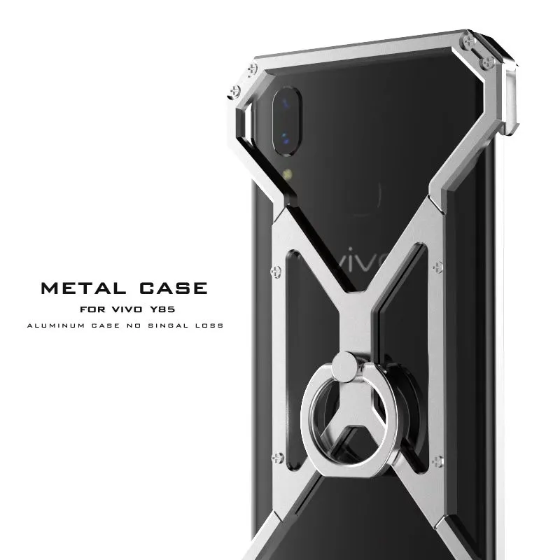 

2018 Luxury Cool Case For Vivo Y85 Metal Aluminum Alloy Shockproof Armor Cases Cover Anti-knock Fundas Coque