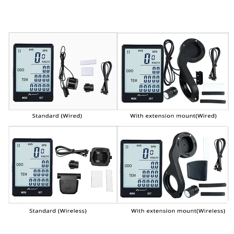 

2.8'' Big Screen Bike Cycling Computer Wireless Bicycle Odometer SpeedometerWaterproof INBIKE Cycle ComputersStopwatch#A5