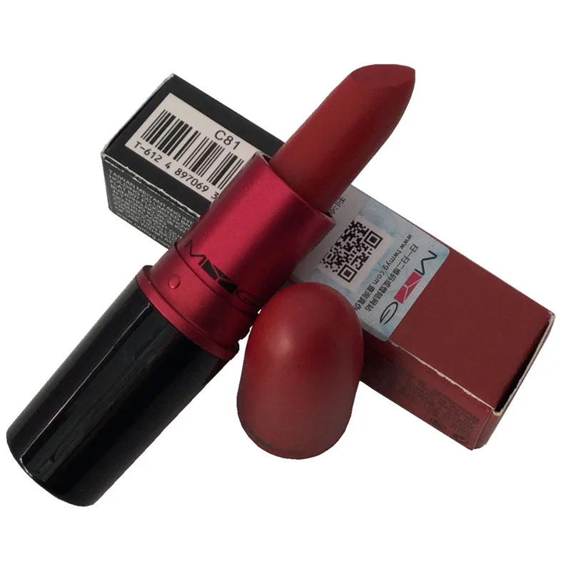 C81 ruby woo Матовая помада помада матовая помада для губ косметика для макияжа матовые помады макияж блеск для губ помады для губ - Цвет: C81 ruby woo