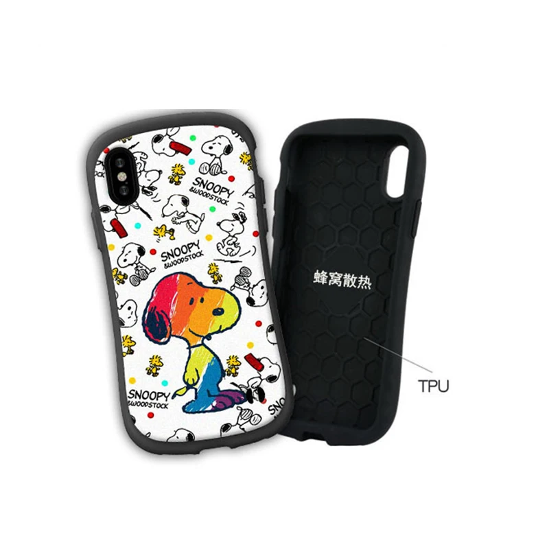 Чехол для телефона Q UNCLE iPhone X XR XS MAX чехол мягкая задняя крышка из ТПУ с мультяшной