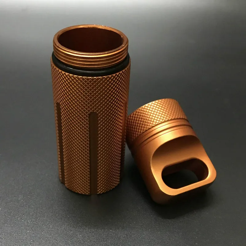 EDC водонепроницаемый Survive seal box Контейнер капсула сухой Чехол для бутылки Открытый Поход лагерь медицина матч таблетки держатель для хранения багажник
