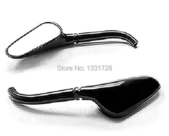 

Black Motorcycle Golf Club Mirrors +Free Adapters For Kawasaki Eliminator BN 125 250 600 900