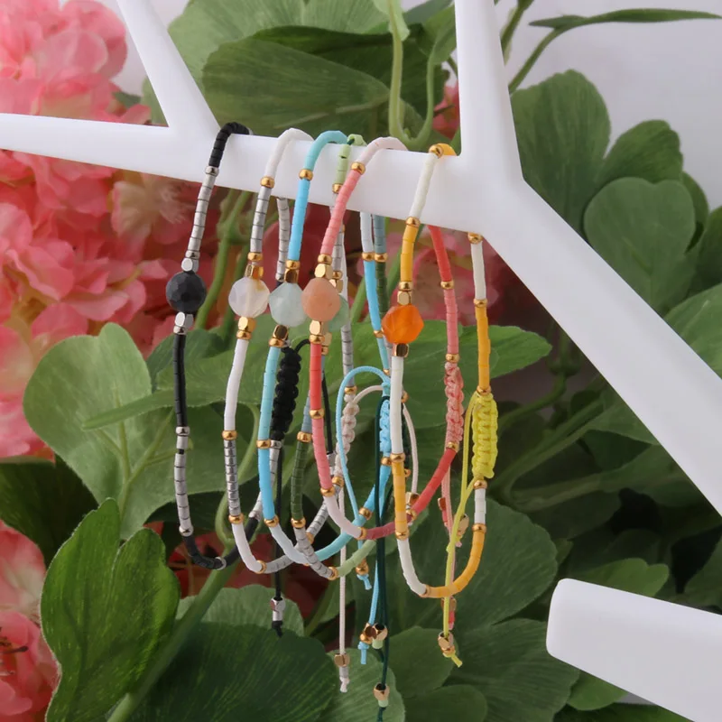 Женский браслет с бусинами NeeFu WoFu летние пляжные браслеты в богемном стиле